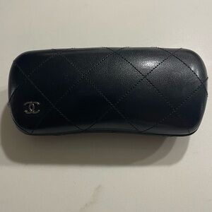 Chanel Quilted Black Sunglasses Case
